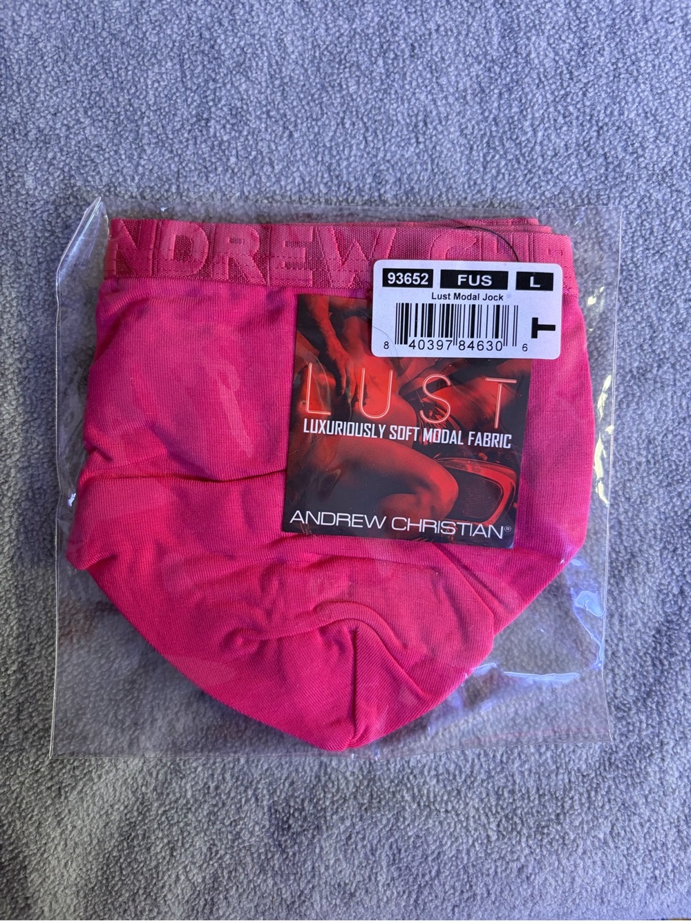 Andrew Christian Lust Modal Jock - Hot Pink